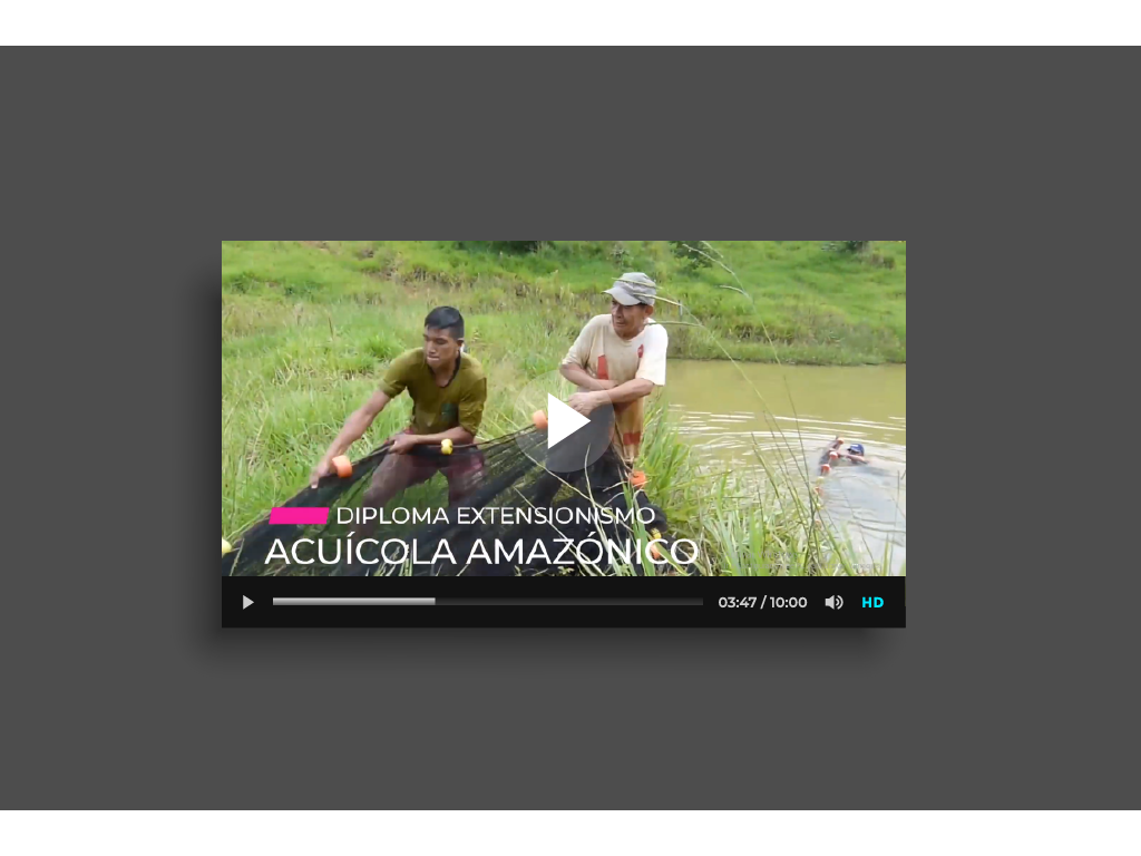 Producción audiovisual - Proyectos Acuícolas III
