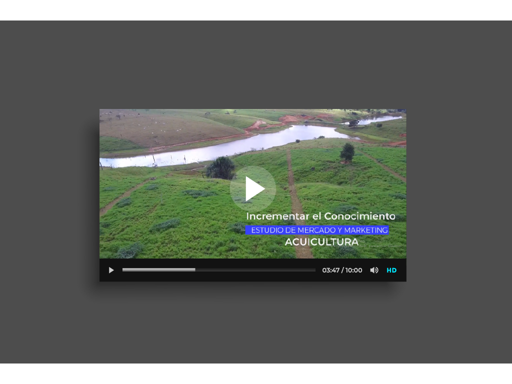 Producción audiovisual - Proyectos Acuícolas II